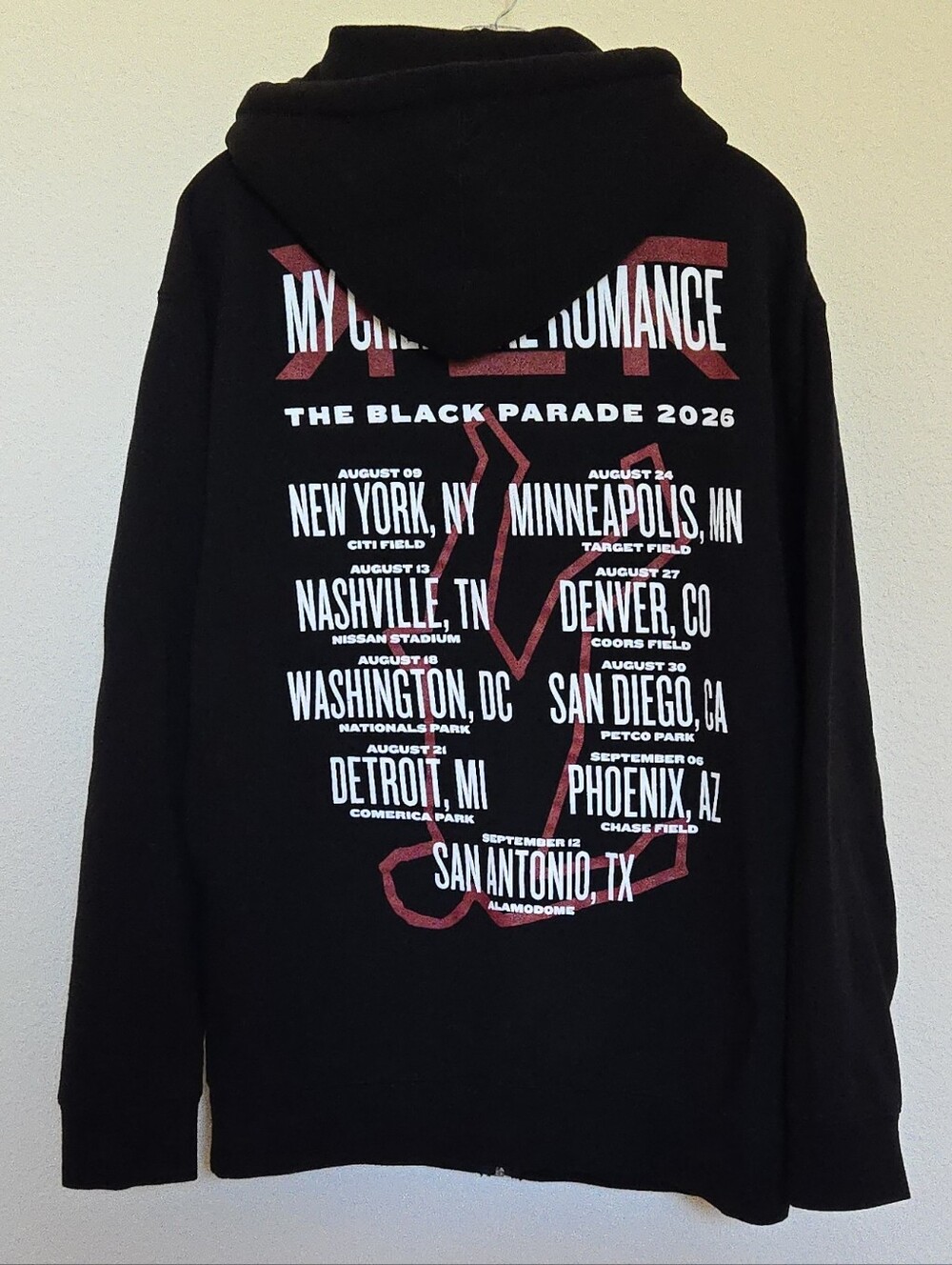 My Chemical Romance Tour Hoodie
